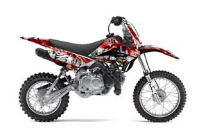 Kawasaki KLX110 Dirt Bike Graphic Kit