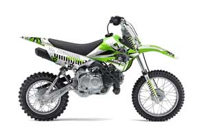 Kawasaki KLX110 Dirt Bike Graphic Kit