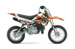 Kawasaki KLX110 Dirt Bike Graphic Kit