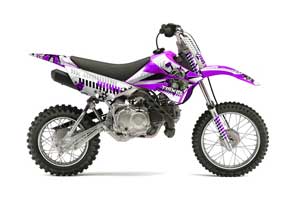 Kawasaki KLX110 Dirt Bike Graphic Kit