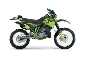Kawasaki KDX200 Dirt Bike Graphic Kit