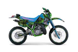 Kawasaki KDX200 Dirt Bike Graphic Kit