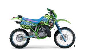 Kawasaki KDX200 Dirt Bike Graphic Kit