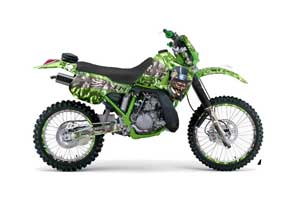 Kawasaki KDX200 Dirt Bike Graphic Kit