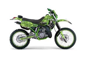 Kawasaki KDX200 Dirt Bike Graphic Kit