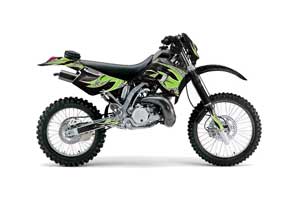 Kawasaki KDX200 Dirt Bike Graphic Kit