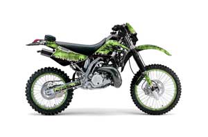 Kawasaki KDX200 Dirt Bike Graphic Kit