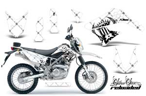 Kawasaki KLX125 D Tracker Dirt Bike Custom Graphic Kit - 2010-2016
