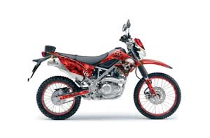 Kawasaki KLX125 D Tracker Dirt Bike Graphic Kit