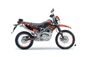 Kawasaki KLX125 D Tracker Dirt Bike Graphic Kit