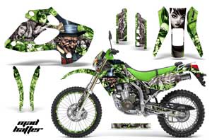 Kawasaki KLX250 Dirt Bike Custom Graphic Kit - 1998-2003