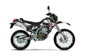 Kawasaki KLX250 Dirt Bike Graphic Kit