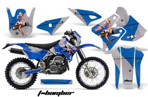 Kawasaki KLX400 Dirt Bike Custom Graphic Kit - 2000-2016