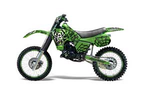 Kawasaki KX125 Dirt Bike Graphic Kit