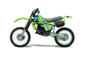 Kawasaki KX125 Dirt Bike Graphic Kit