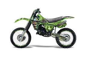 Kawasaki KX125 Dirt Bike Graphic Kit