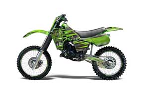 Kawasaki KX125 Dirt Bike Graphic Kit