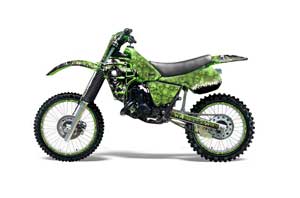 Kawasaki KX125 Dirt Bike Graphic Kit