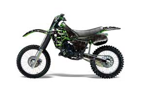 Kawasaki KX125 Dirt Bike Graphic Kit