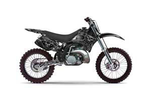 Kawasaki KX125 Dirt Bike Graphic Kit