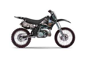Kawasaki KX125 Dirt Bike Graphic Kit