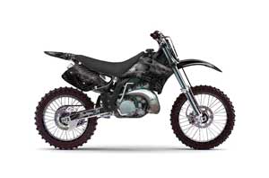Kawasaki KX125 Dirt Bike Graphic Kit