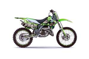 Kawasaki KX250 Dirt Bike Graphic Kit