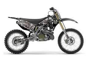 Kawasaki KX125 Dirt Bike Graphic Kit