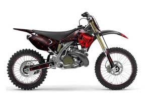 Kawasaki KX125 Dirt Bike Graphic Kit