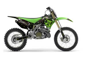 Kawasaki KX125 Dirt Bike Graphic Kit