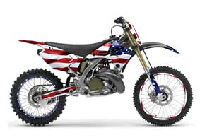 Kawasaki KX125 Dirt Bike Graphic Kit