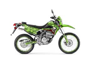 Kawasaki KLX250 Enduro Dirt Bike Graphic Kit
