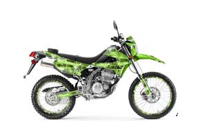 Kawasaki KLX250 Enduro Dirt Bike Graphic Kit