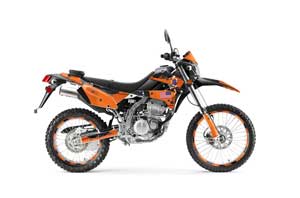 Kawasaki KLX250 Enduro Dirt Bike Graphic Kit