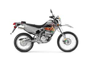 Kawasaki KLX250 Enduro Dirt Bike Graphic Kit