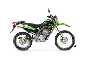 Kawasaki KLX250 Enduro Dirt Bike Graphic Kit