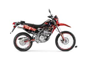 Kawasaki KLX250 Enduro Dirt Bike Graphic Kit