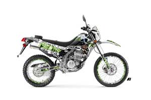 Kawasaki KLX250 Enduro Dirt Bike Graphic Kit