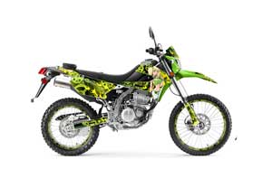 Kawasaki KLX250 Enduro Dirt Bike Graphic Kit