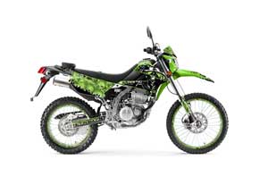 Kawasaki KLX250 Enduro Dirt Bike Graphic Kit