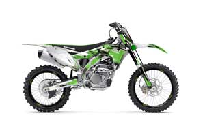 Kawasaki KX250F Dirt Bike Graphic Kit - 2017-2018 Carbon X Green
