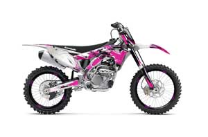 Kawasaki KX250F Dirt Bike Graphic Kit - 2017-2018 Carbon X Pink