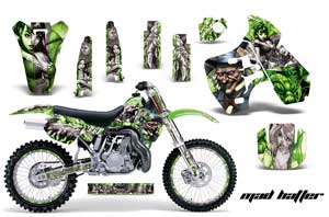 Kawasaki KX500 Dirt Bike Custom Graphic Kit - 1988-2004