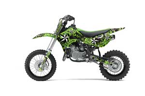 Kawasaki KX65 Dirt Bike Graphic Kit - 2002-2018 NorthStar Green