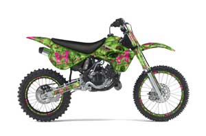 Kawasaki KX100 Dirt Bike Graphic Kit