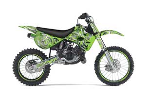 Kawasaki KX100 Dirt Bike Graphic Kit
