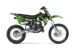 Kawasaki KX100 Dirt Bike Graphic Kit