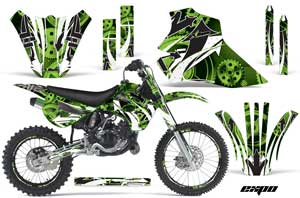 Kawasaki KX80 Dirt Bike Custom Graphic Kit - 1995-1997