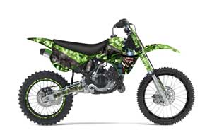 Kawasaki KX80 Dirt Bike Graphic Kit