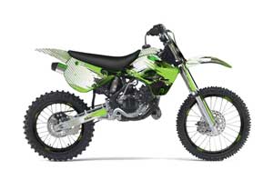 Kawasaki KX80 Dirt Bike Graphic Kit